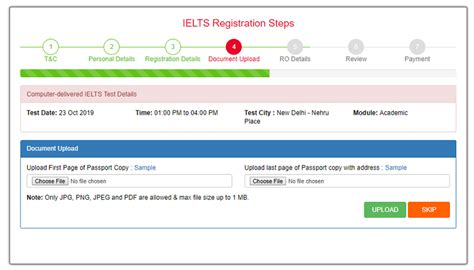 How to register for your IELTS test .